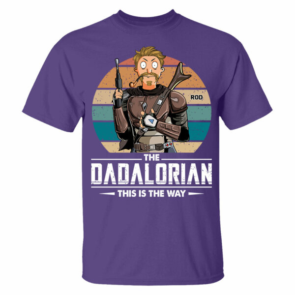 The Dadalorian This Is The Way Personalized Shirt - Gift For Dad Or Grandpa - Image 5