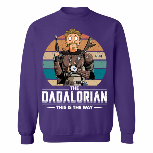 The Dadalorian This Is The Way Personalized Shirt - Gift For Dad Or Grandpa - Image 9