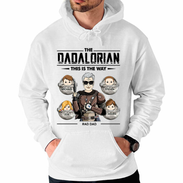 The Dadalorian This Is The Way Personalized Shirt | Best Father's Day Gift for Dad and Papa - Image 6