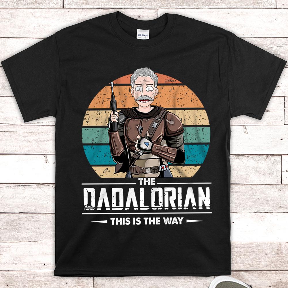 The Dadalorian This Is The Way Personalized Shirt For Papa For Grandpa