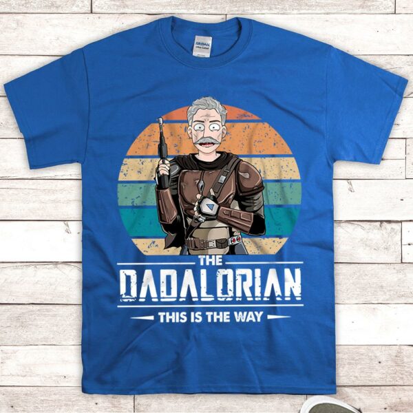 The Dadalorian This Is The Way Personalized Shirt For Papa For Grandpa - Image 4