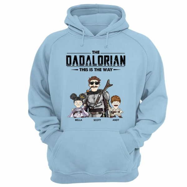 The Dadalorian This Is The Way Personalized Shirt Gift For Dad - Custom Nickname With Kids New - Image 13
