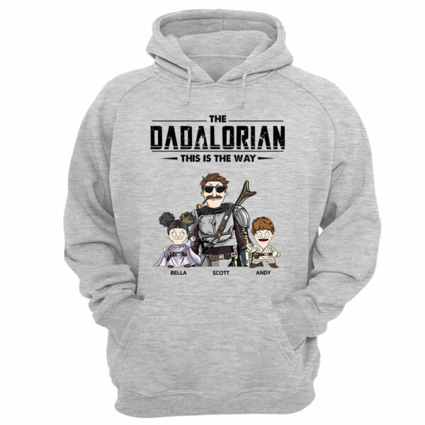 The Dadalorian This Is The Way Personalized Shirt Gift For Dad - Custom Nickname With Kids New - Image 12