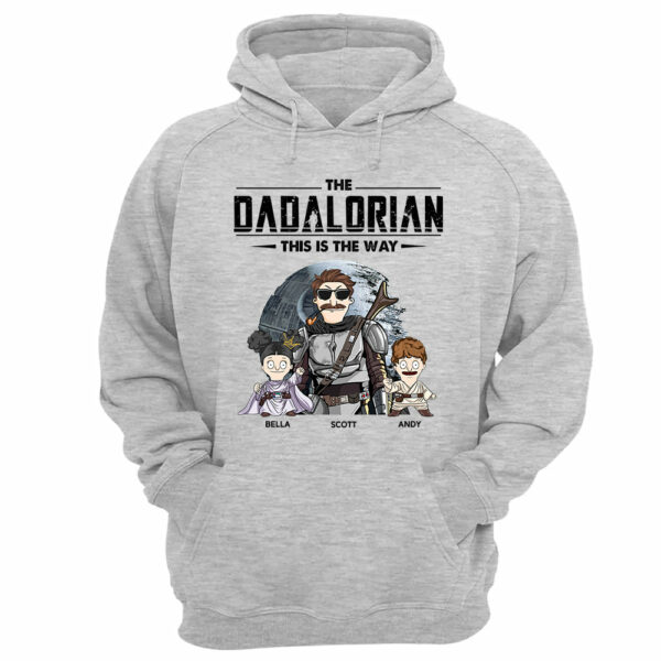 The Dadalorian This Is The Way Personalized Shirt Gift For Dad - Custom Nickname With Kids Vr2 New - Image 12