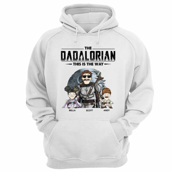 The Dadalorian This Is The Way Personalized Shirt Gift For Dad - Custom Nickname With Kids Vr2 New - Image 11