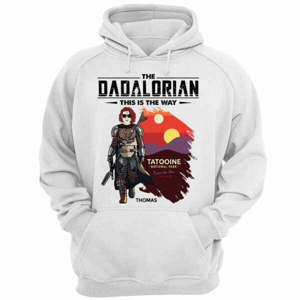 The Dadalorian This Is The Way Planet Personalized Shirt Ver2 - Image 3