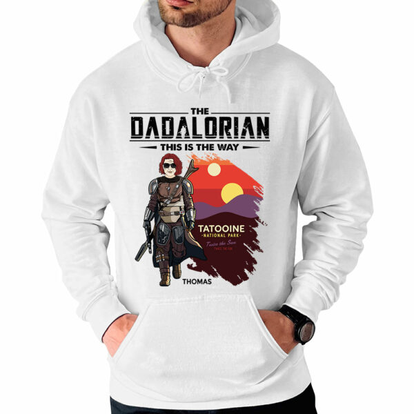 The Dadalorian This Is The Way Planet Personalized Shirt Ver2 - Image 4