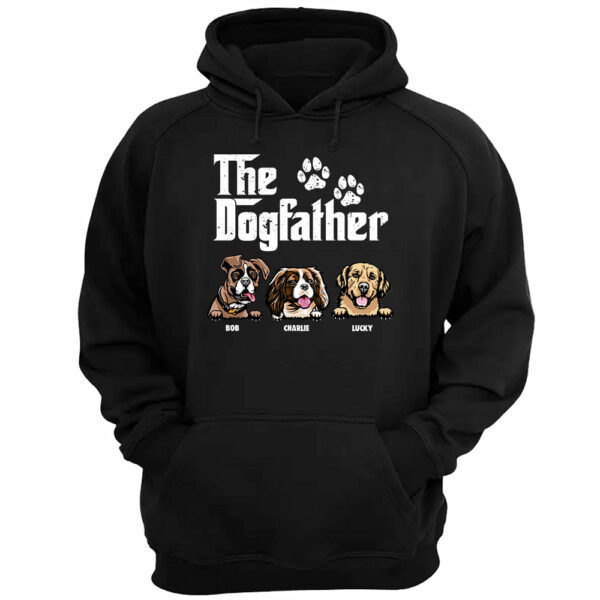 The Dog Father - Gift for Dog Dad, Dog Mom - Personalized Shirt - Image 3