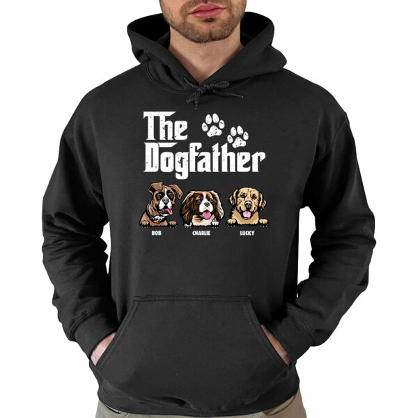 The Dog Father - Gift for Dog Dad, Dog Mom - Personalized Shirt - Image 4