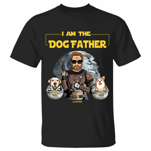 The Dog Father - Personalized Custom Shirt Gift For Dog Dad Dog Mom
