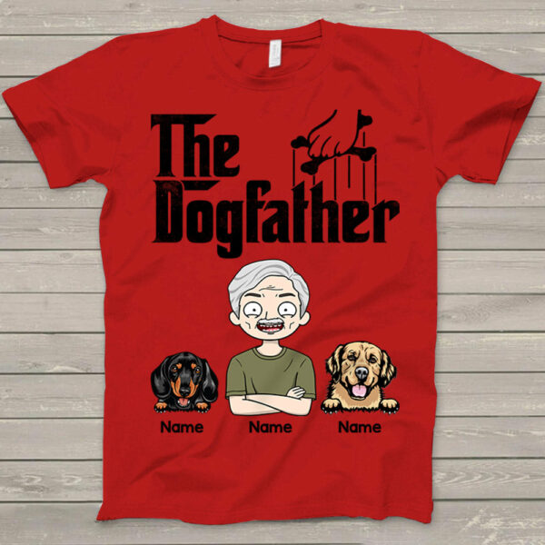 The Dog Fathers Personalized T-Shirt For Dog Dad - Image 7