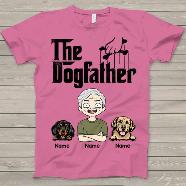 The Dog Fathers Personalized T-Shirt For Dog Dad - Image 5