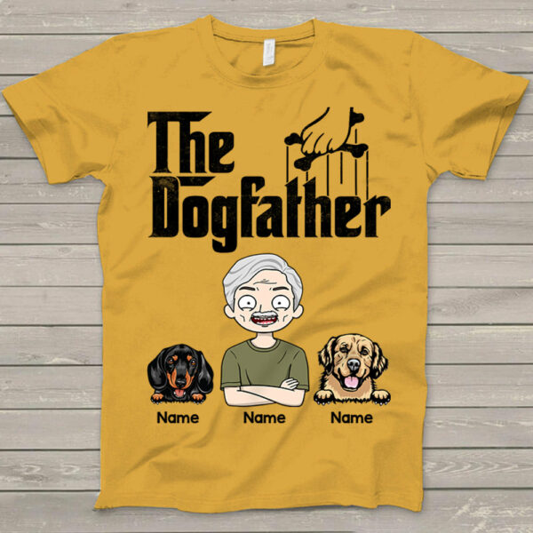 The Dog Fathers Personalized T-Shirt For Dog Dad - Image 3