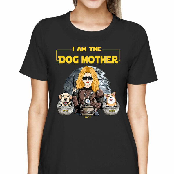 The Dog Mother - Personalized Custom Shirt Gift For Dog Mother Dog Father - Image 2
