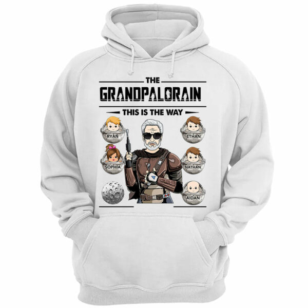 The Grandpalorian This Is The Way T-Shirt: Unique Father's Day Gift for Grandpa - Image 4