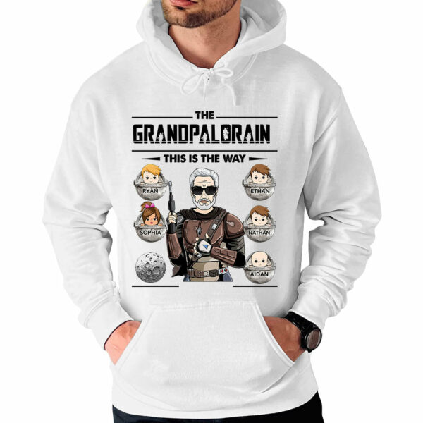 The Grandpalorian This Is The Way T-Shirt: Unique Father's Day Gift for Grandpa - Image 5