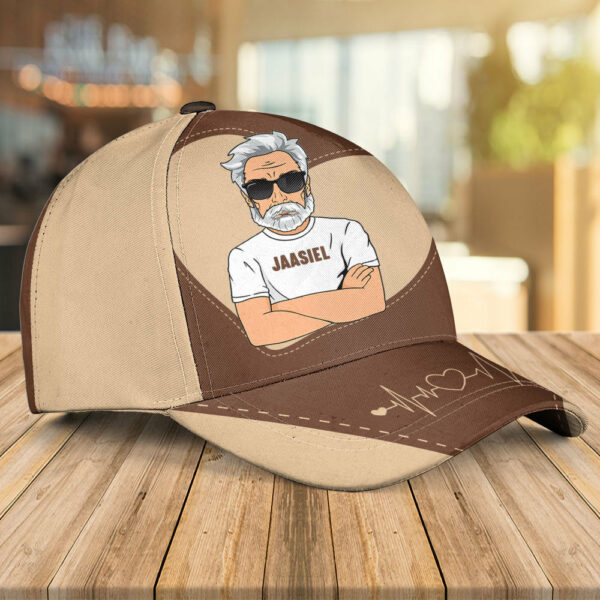The Legend Husband Daddy Papa - Personalized Classic Cap - Image 5