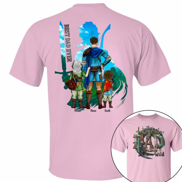 The Legend Of Dad Children Of the Wild - Personalized Shirt For Father's Day NA04 - Image 6