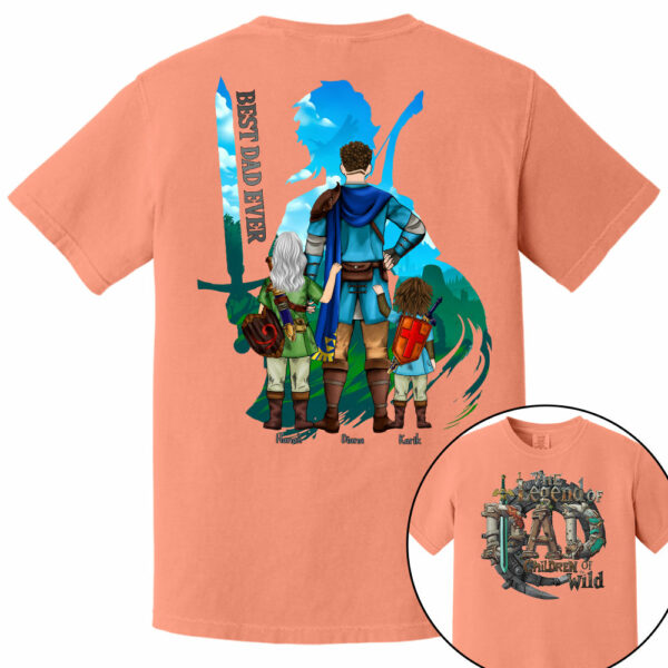 The Legend Of Dad Children Of the Wild - Personalized Shirt For Father's Day NA04 - Image 8