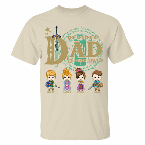 The Legend Of Dad, Children Of The Wild - Personalized Shirt Gift For Dad DO98 - Image 6