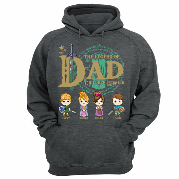 The Legend Of Dad, Children Of The Wild - Personalized Shirt Gift For Dad DO98 - Image 12
