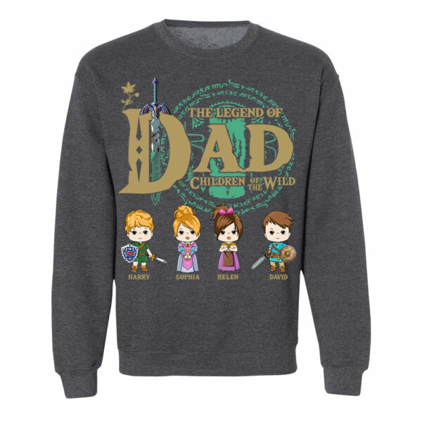 The Legend Of Dad, Children Of The Wild - Personalized Shirt Gift For Dad DO98 - Image 9