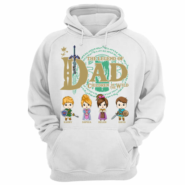 The Legend Of Dad, Children Of The Wild - Personalized Shirt Gift For Dad DO98 - Image 13