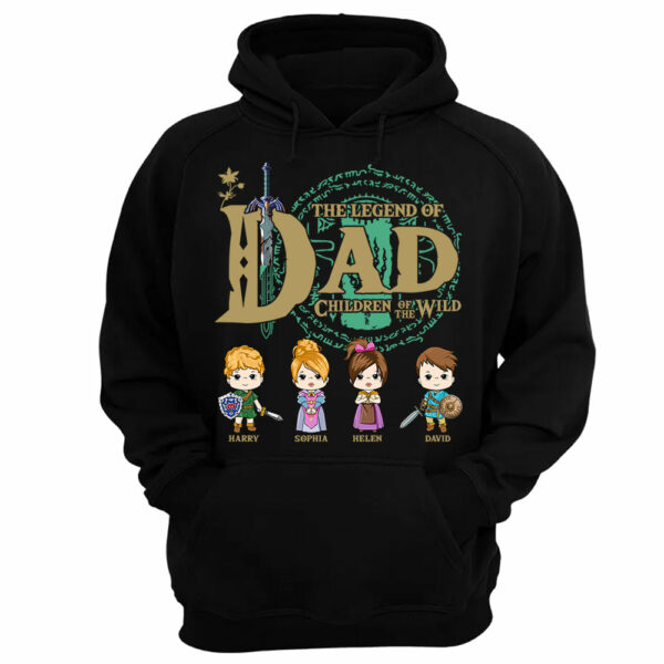 The Legend Of Dad, Children Of The Wild - Personalized Shirt Gift For Dad DO98 - Image 11