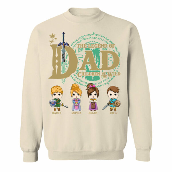 The Legend Of Dad, Children Of The Wild - Personalized Shirt Gift For Dad DO98 - Image 10