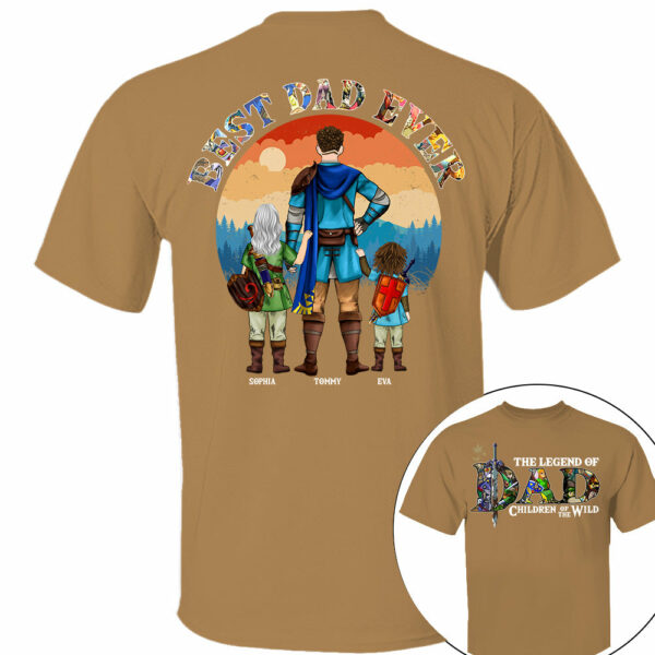 The Legend Of Dad Children Of The Wild, Best Dad Ever, Personalized Shirt, Gift For Father's Day T1807 - Image 13