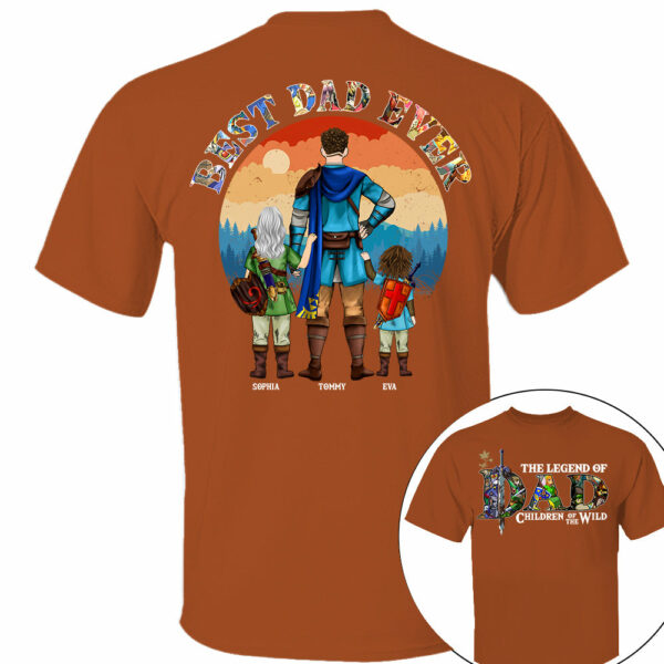 The Legend Of Dad Children Of The Wild, Best Dad Ever, Personalized Shirt, Gift For Father's Day T1807 - Image 17