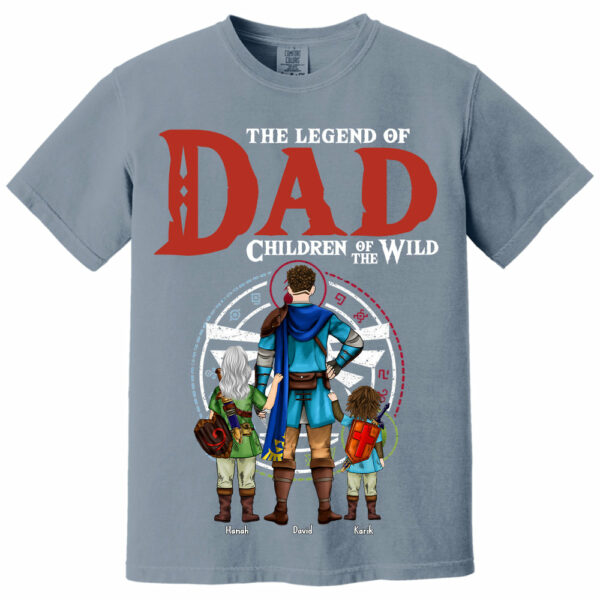 The Legend Of Dad Children Of The Wild, Gift For Dad, Personalized Shirt T1807 - Image 13