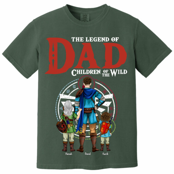 The Legend Of Dad Children Of The Wild, Gift For Dad, Personalized Shirt T1807 - Image 12