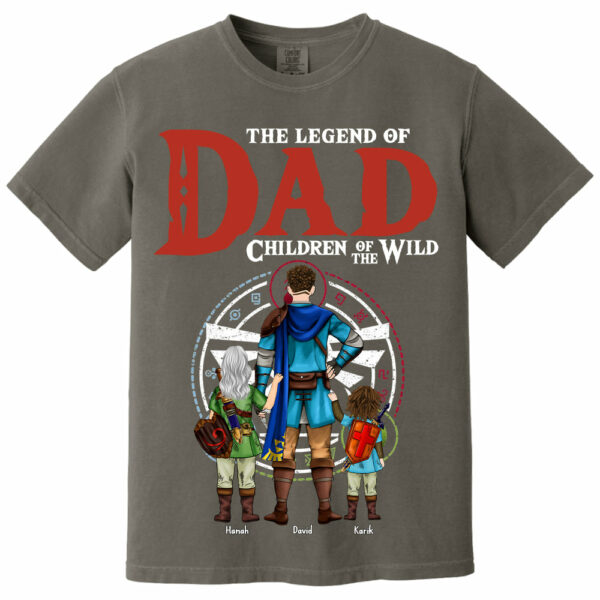 The Legend Of Dad Children Of The Wild, Gift For Dad, Personalized Shirt T1807 - Image 10