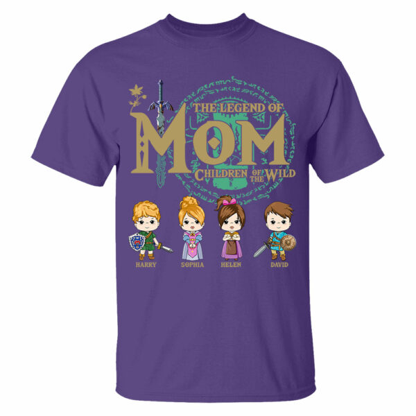 The Legend Of Mom, Children Of The Wild - Personalized Shirt Gift For Mom DO98 - Image 7