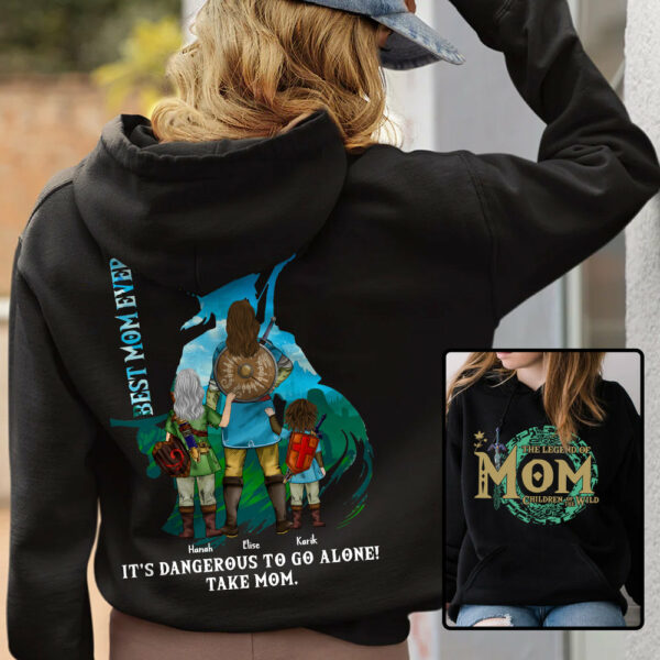 The Legend Of Mom, Children Of The Wild, Best Mom Ever - Personalized Shirt Gift For Mom DO98 - Image 2