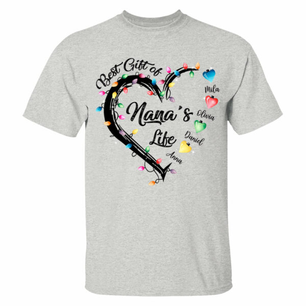 The Lights Of Nana's Life Personalized Shirts, Nickname And Names Can Be Changed - Image 4