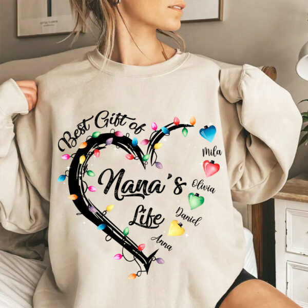The Lights Of Nana's Life Personalized Shirts, Nickname And Names Can Be Changed