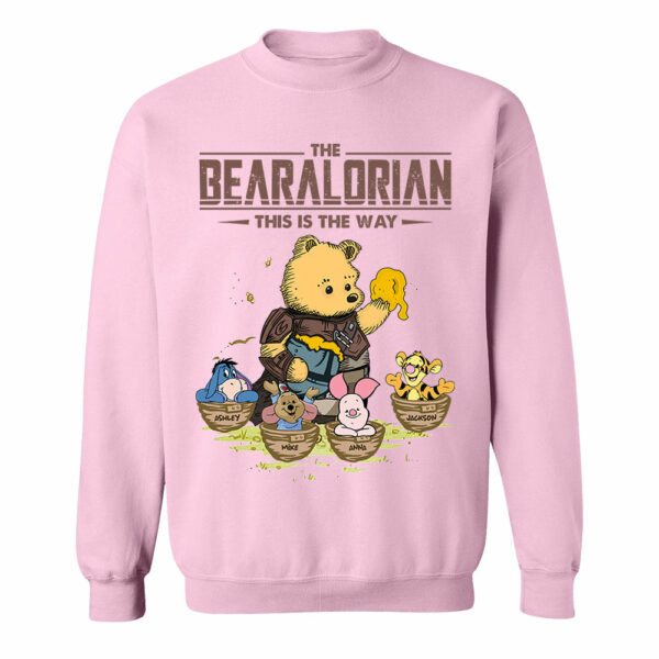 The Mama Bearalorian This Is The Way - Personalized Shirt For Mom Custom Nickname With Kids Gift - Image 5