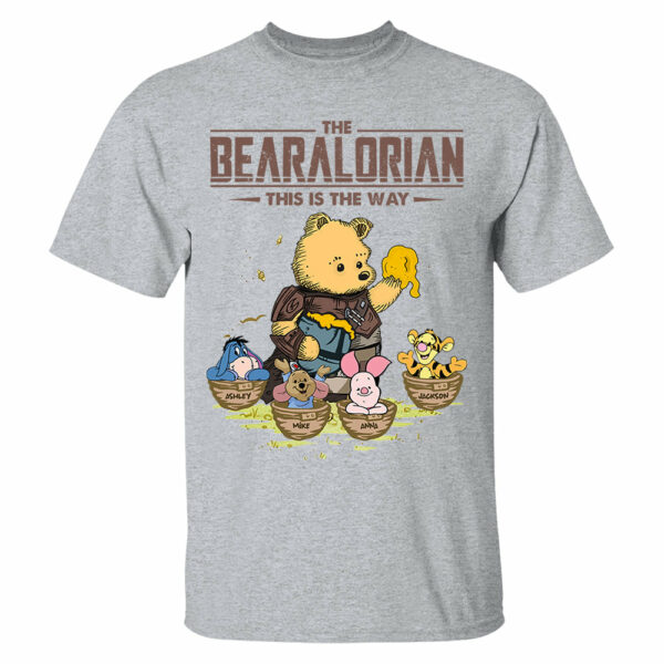 The Mama Bearalorian This Is The Way - Personalized Shirt For Mom Custom Nickname With Kids Gift - Image 2