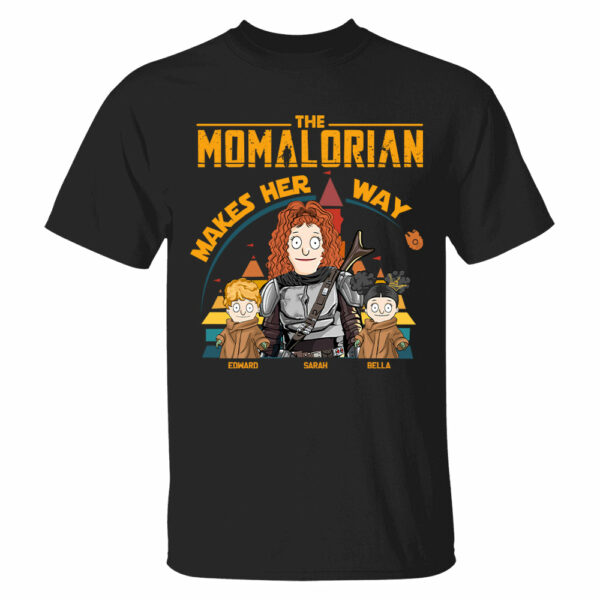 The Mamalorian Makes Her Way - Personalized Shirt For Mom New Tu24 - Image 5