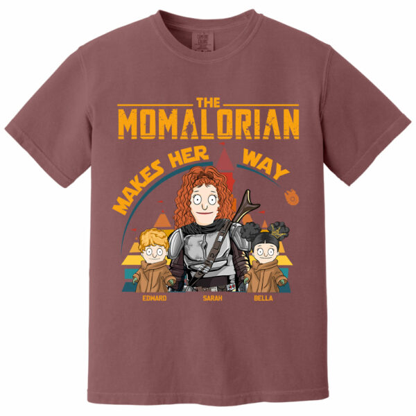The Mamalorian Makes Her Way - Personalized Shirt For Mom New Tu24 - Image 12