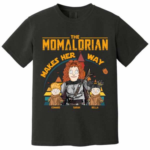 The Mamalorian Makes Her Way - Personalized Shirt For Mom New Tu24 - Image 9