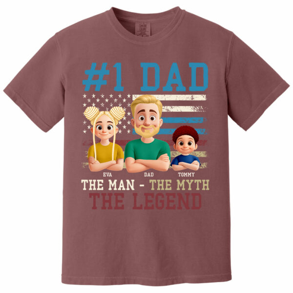 The Man The Myth The Legend, Personalized Shirt Gift For Dad T1807 - Image 15