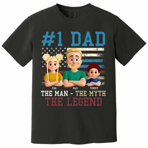 The Man The Myth The Legend, Personalized Shirt Gift For Dad T1807 - Image 8