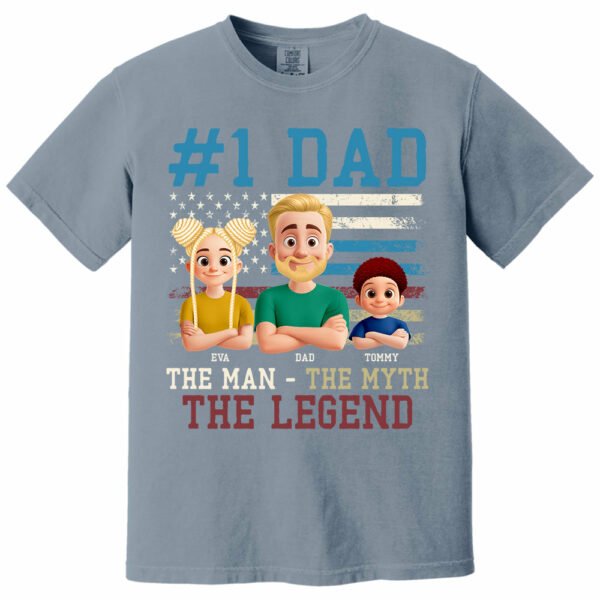 The Man The Myth The Legend, Personalized Shirt Gift For Dad T1807 - Image 14