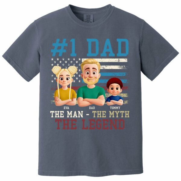 The Man The Myth The Legend, Personalized Shirt Gift For Dad T1807 - Image 11