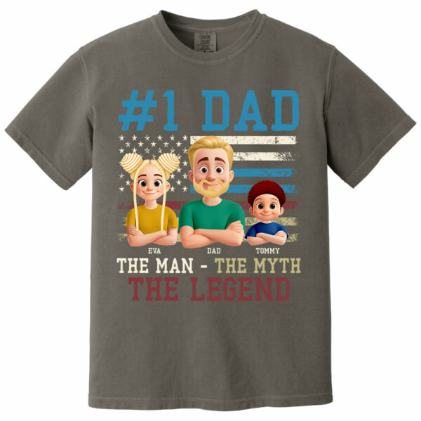 The Man The Myth The Legend, Personalized Shirt Gift For Dad T1807 - Image 9