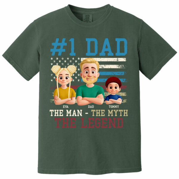 The Man The Myth The Legend, Personalized Shirt Gift For Dad T1807 - Image 13