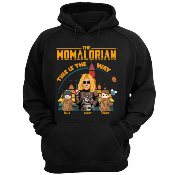 The Momalorian - Personalized Shirt For Mom Dad - Image 3